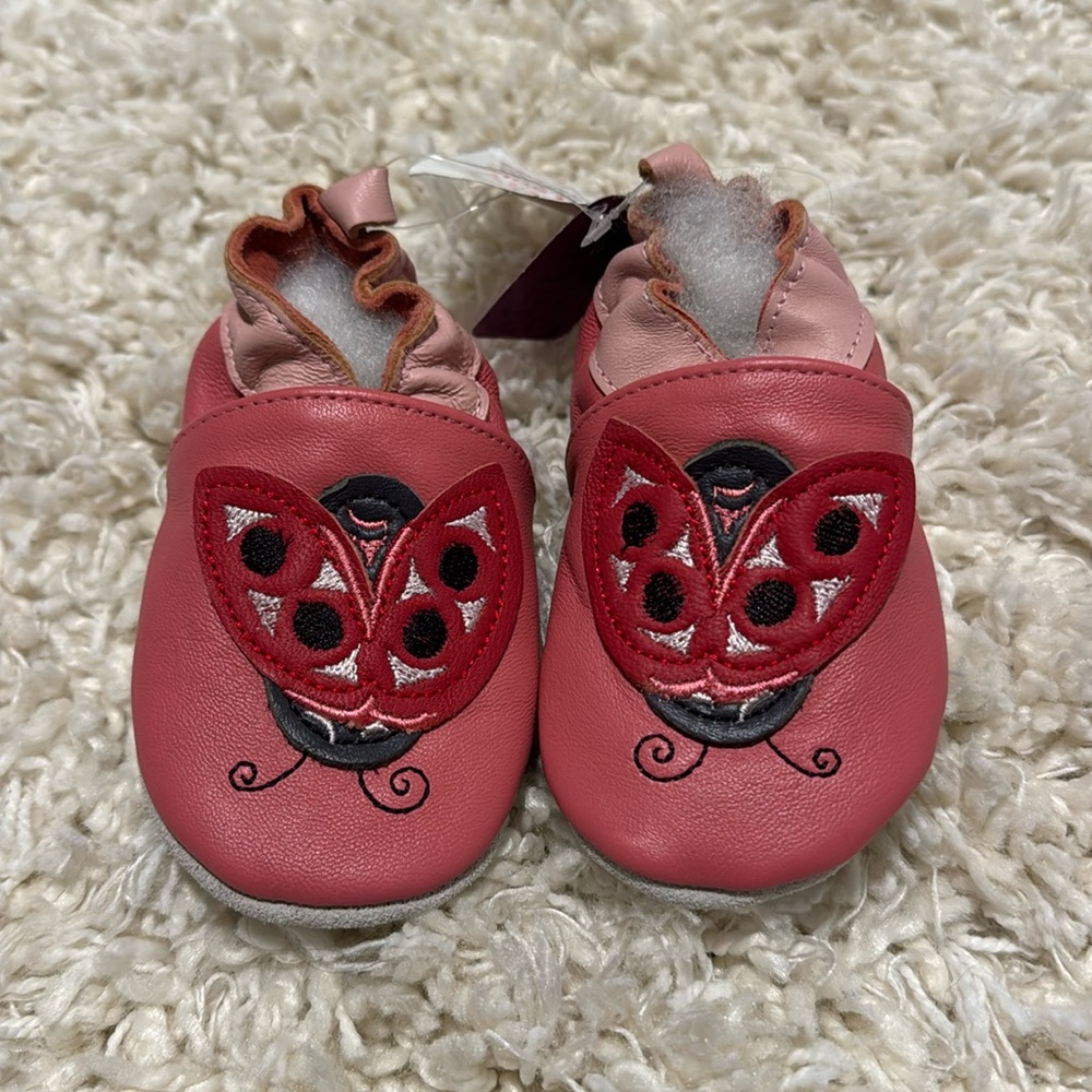 Baby girl ladybug shoes | 12-18 months